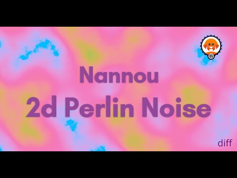 Visualizing 2d Perlin Noise with Nannou and Rust