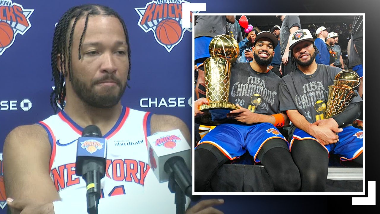 Jalen Brunson Talks Championship Mindset, New York Title Buzz & Team Identity at Knicks Media Day