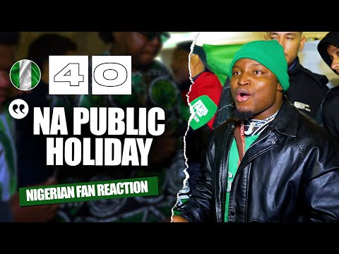 NIGERIA 4-0 MOZAMBIQUE ( Godfrey - NIGERIAN FAN REACTION ) AFCON 2025