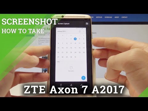 How to Take Screenshot on ZTE Axon 7 A2017 - Capture Screen Tutorial