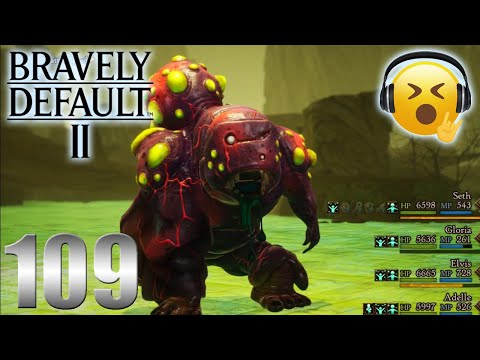 The guardian of the earth room! | Bravely Default II (Hard) Only story and bosses Part 109