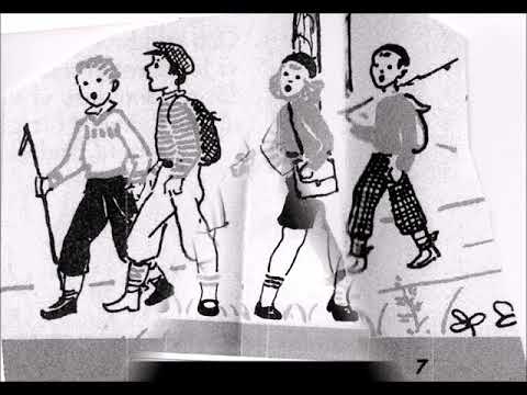 Landsvägstrall /Arbetsbyte  Håkan Edlund med lärare och elever