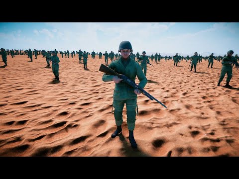 10.0000 AMERICAN SOLDIER VS 1000 CLEOPATRA | ULTIMATE EPIC BATTLE SIMULATOR 2