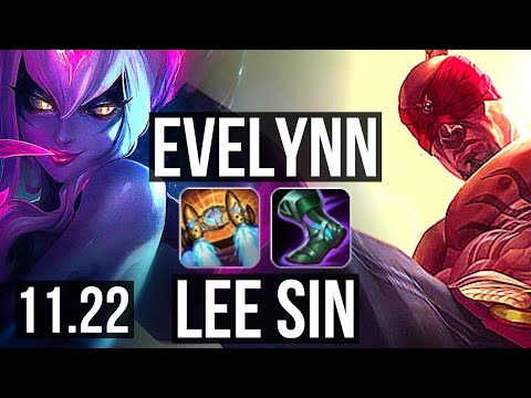EVE vs LEE (JNG) | Rank 2 Eve, 6/0/0, Dominating | KR Grandmaster | 11.22