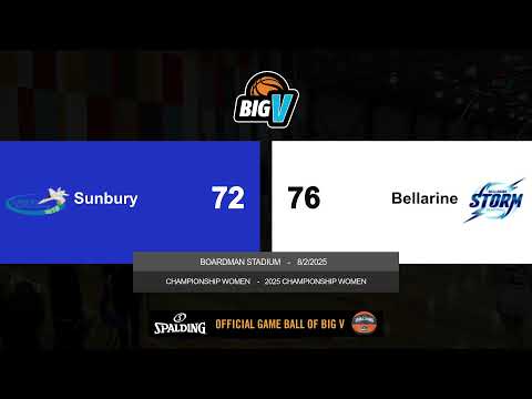 BigV CW - Sunbury vs Bellarine