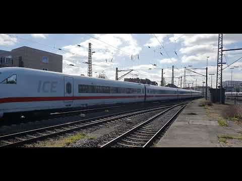 Einfahrt Doppel ICE-2 in Hannover Hbf auf Gleis 12