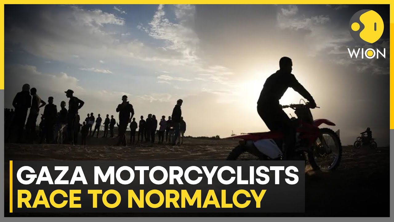 Gaza: Motorcycle Enthusiasts Showcase Riding Skills | WION News