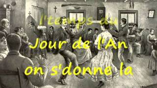 C&#39;est dans le temps du jour de l&#39;an, paroles, lyrics