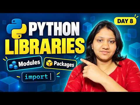 Video thumbnail: Libraries in Python