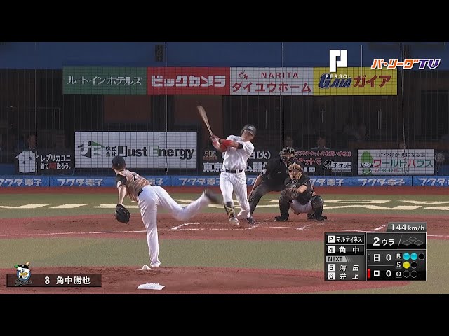 マリーンズ・角中 今季1号含む2安打の活躍 本来の打撃を見せる