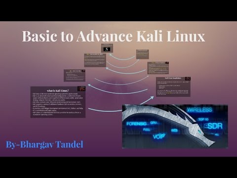Course on Basic To Advance Kali Linux