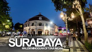 Exciting Saturday Night Atmosphere & Exciting Car Free Day on Jalan Tunjungan | #SURABAYA vlog eps02