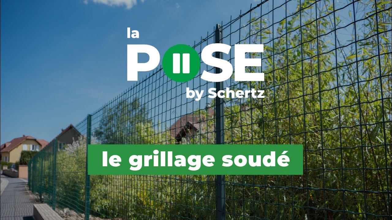 Tutoriel de pose Schertz : comment poser un grillage soudé en rouleau 