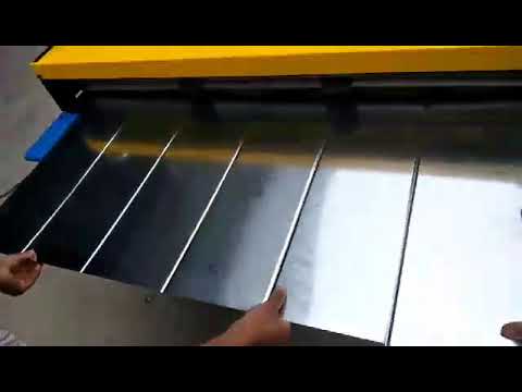 HVAC duct grooving machine/beading machine--Preda machine