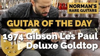Video thumbnail for Guitar of the Day: 1974 Gibson Les Paul Deluxe Goldtop | Norman's Rare Guitars by Normans Rare Guitars