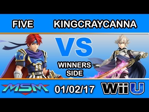 MSM 79 - Five (Roy) Vs. KingCraycanna (Corrin) Winners Side - Smash Wii U