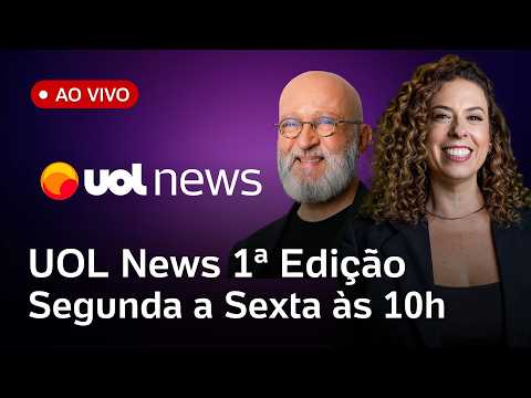 UOL News 1ª Edição ao vivo com Fabíola Cidral e Josias de Souza | 16 de setembro de 2026