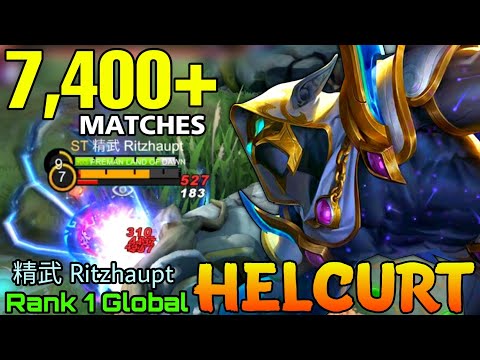 7,400+ Matches Helcurt Perfect Gameplay - Top 1 Global Helcurt by 精武 Ritzhaupt - Mobile Legends