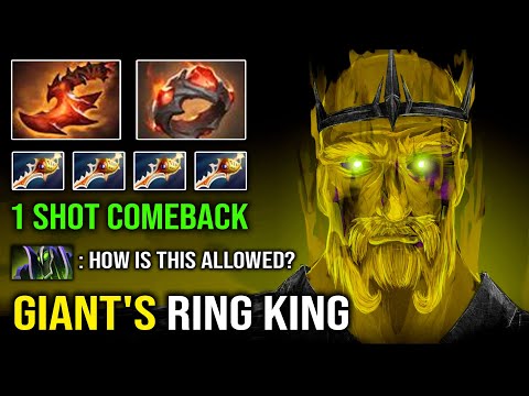 RAPIER is the ONLY Solution to Comeback | Brutal 1 Shot Giant's Ring Wraith King Craziest DotA 2