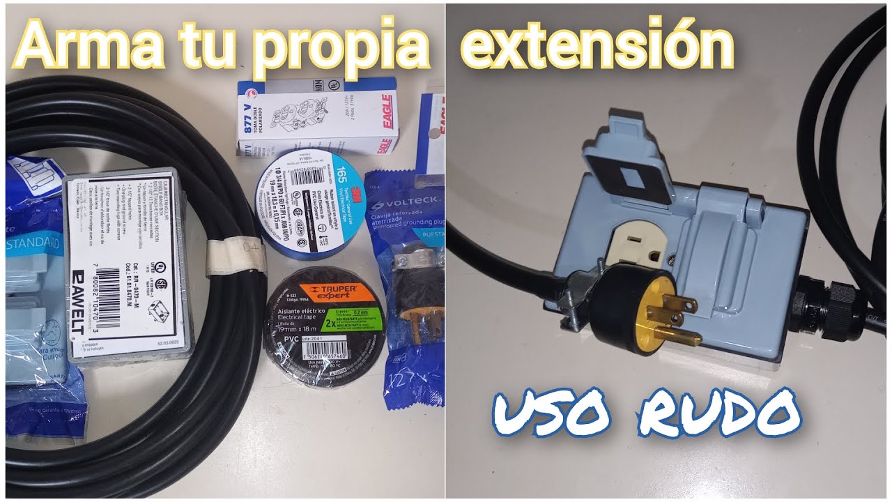 EXTENSIÓN ELÉCTRICA DE USO RUDO | PASO A PASO