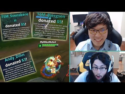 MikeYeung TSM ROSTER Leaks *Donations War*..! | Voyboy's Salty Moment | LoL Stream Moments #49