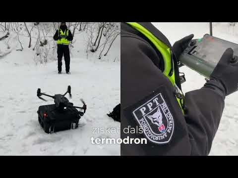 DRON S TERMOKAMEROU - na záchranu ľudských životov