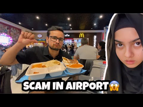 Hamary sath dubai airport par food scam ho gaya😭reached Makkah ALHAMDULILLAH😍