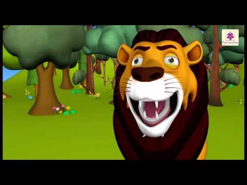 Sher Jungle Ka Raja | 3D Hindi Rhyme For Kids | Periwinkle Baal Geet Mala | Hindi Poem #36