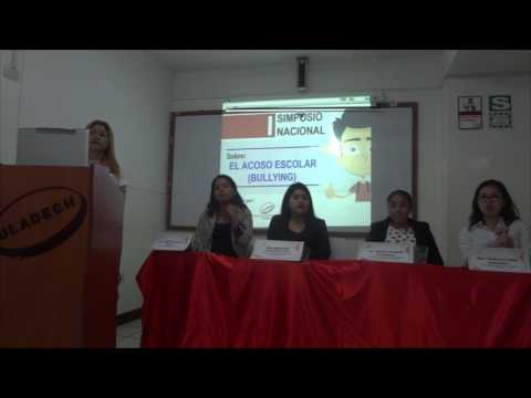 I Simposio nacional sobre acoso escolar(bullying