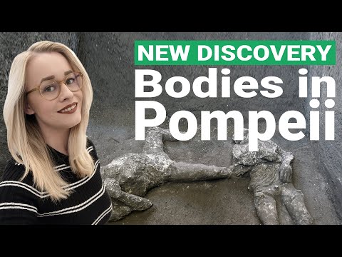 2 Male Bodies Found At Pompeii, At The Civita Giuliana Estate. Perfectly Made Casts Of The Victims.