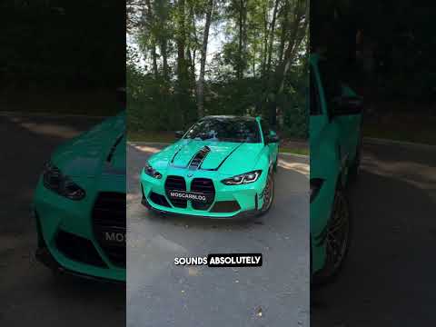BMW M4 Competition with Akrapovic exhaust sound!!😍