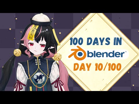 【10/100】100 days of my Blender journey 【Moe Bun】#Blender #blender3d