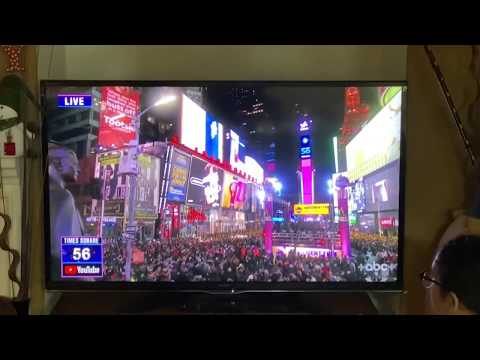 A typical New Years countdown