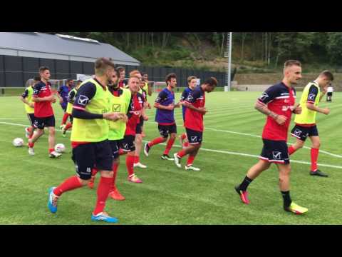 1. Training vun der Saison 2016-2017