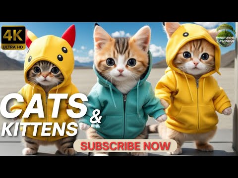Cats And kittens (2024): Nature's Feline Wonders: Cats and Kittens Unleashed! | (4k UHD)