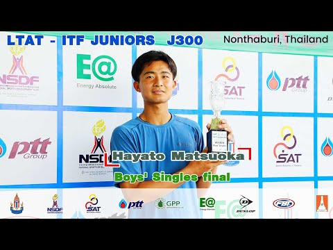 LTAT - ITF JUNIORS J300 J300  Boys' Singles final - Hayato Matsuoka vs Alexander Frusina