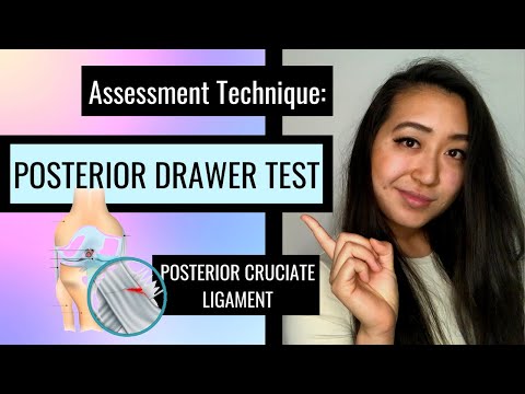 Posterior Drawer Test (KNEE PCL STABILITY - PT ASSESSMENT)