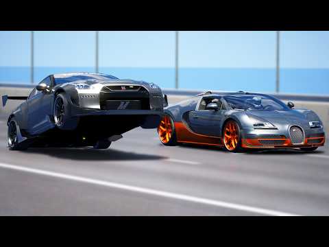 WORLDS FASTEST GTR vs Bugatti Veyron