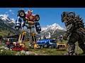 When Swiss Alpine Vehicles Transform Alpine Patrol Vs Giant Mountain Monster