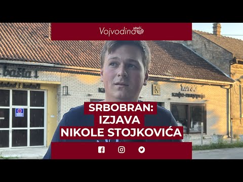 Srbobran: Izjava Nikole Stojkovića @VojvodinaUzivo