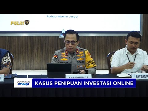POLDA METRO JAYA BONGKAR KASUS PENIPUAN ONLINE JARINGAN INTERNASIONAL
