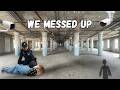 Inside A CREEPY ABANDONED BUILDING CAMERAS ALARMS And POLICE CHASE