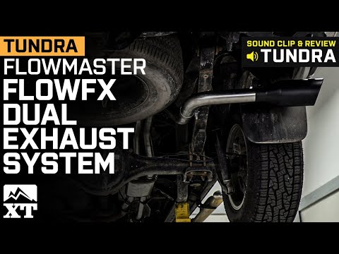 2009-2021 Tundra 5.7L Flowmaster FlowFX Dual Exhaust System with Black Tips Sound Clip & Review