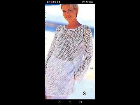 Crosetăm Model Usor Cu Picouri Pentru Bluze. ❣️💕❤️