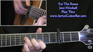 Joni Mitchell For The Roses Guitar Cover