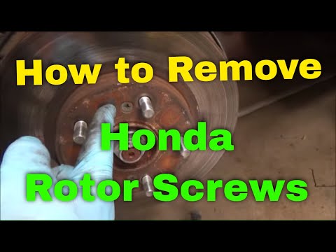 How to Remove Honda Rotor Screws