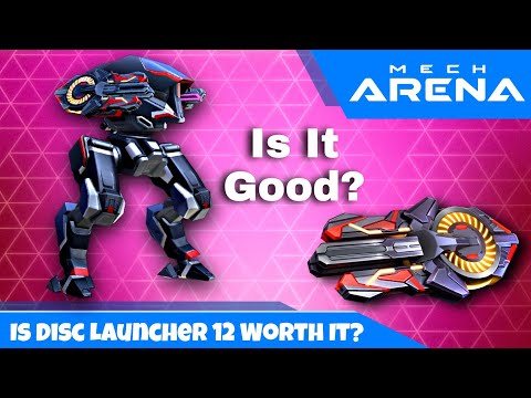 Disc Launcher 12 - Is It Good? - Godlike Gameplay - Mech Arena: Robot Showdown