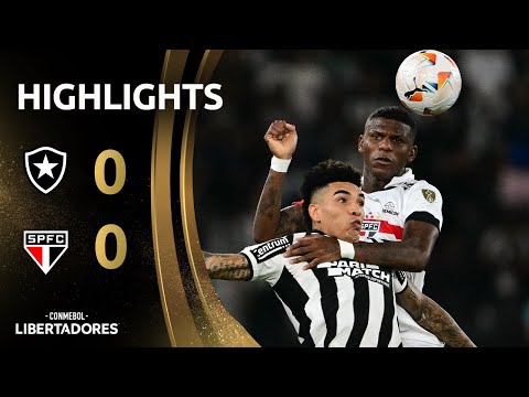 BOTAFOGO vs. SÃO PAULO | HIGHLIGHTS | CONMEBOL LI...