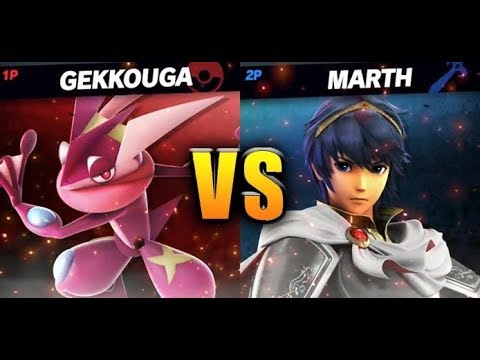 Greninja vs Marth | Super Smash Bros. Ultimate Tournament Gameplay