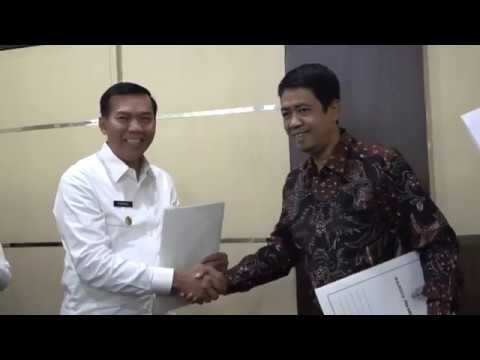 Penandatanganan MoU Pendistribusian Bahan Pokok, Pemko Pekanbaru Dengan Bulog Divre Riau-Kepri